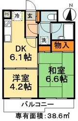 パレッヂ新小岩の物件間取画像